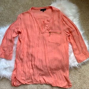 SPENSE Flowy Dress Shirt w/ Actual Zipper (Size M)